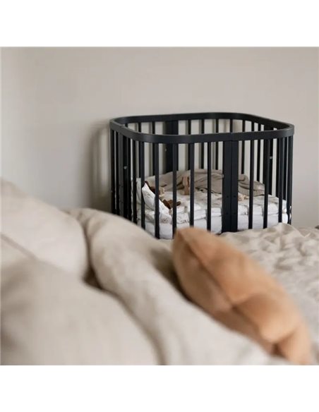 Waldin Owalne Łóżeczko 7w1 z materacem