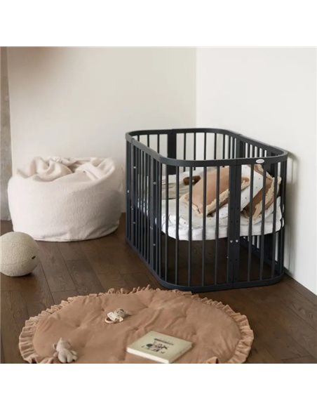 Waldin Owalne Łóżeczko 7w1 z materacem