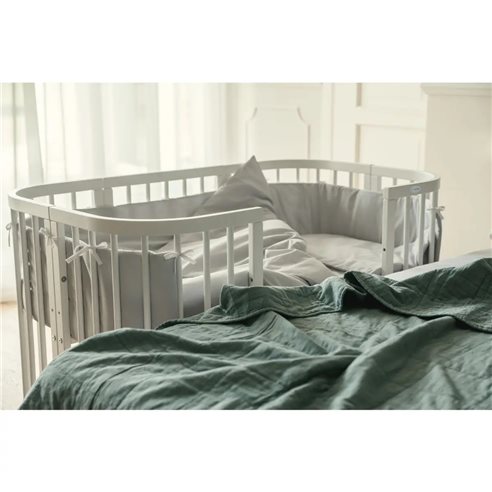 Waldin Owalne Łóżeczko 7w1 z materacem