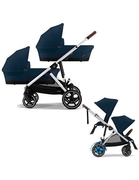Cybex E-Gazelle Wózek Bliźniaczy 2w1