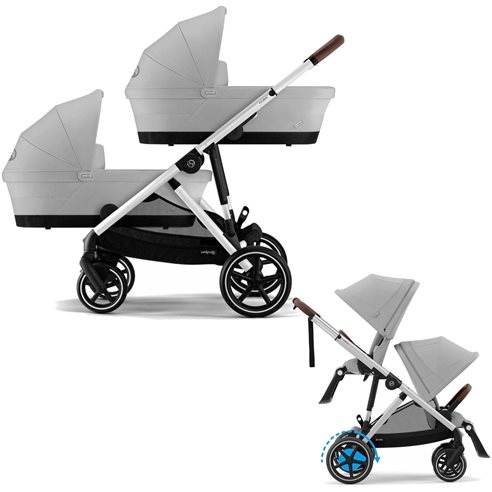 Cybex E-Gazelle Wózek Bliźniaczy 2w1