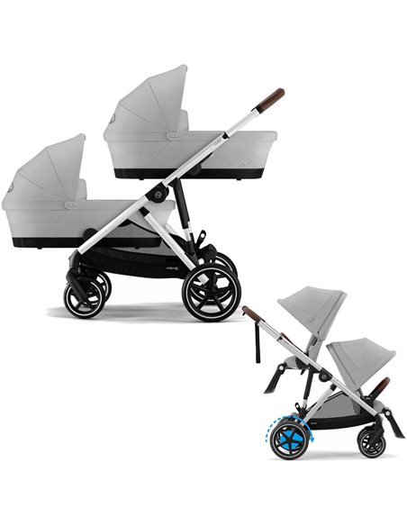 Cybex E-Gazelle Wózek Bliźniaczy 2w1