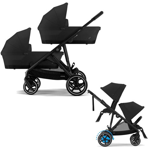 Cybex E-Gazelle Wózek Bliźniaczy 2w1