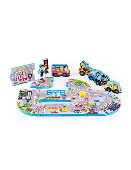 Dumel Puzzle Dźwięki Wokół Nas Miasto DG 82337