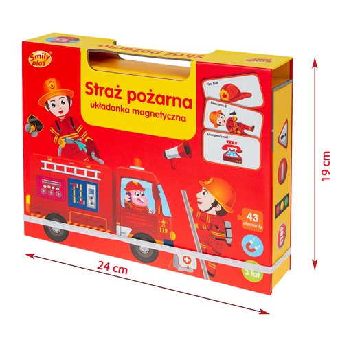 Smily Play Układanka Magnetyczna Straż
