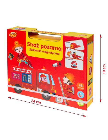 Smily Play Układanka Magnetyczna Straż