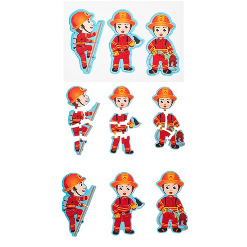 Smily Play Układanka Magnetyczna Straż