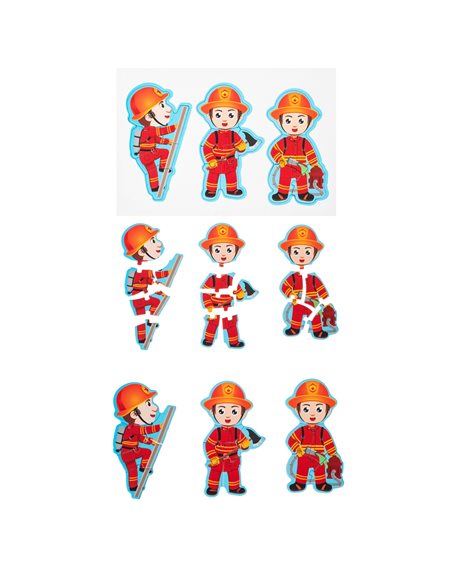 Smily Play Układanka Magnetyczna Straż