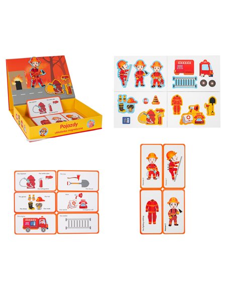 Smily Play Układanka Magnetyczna Straż