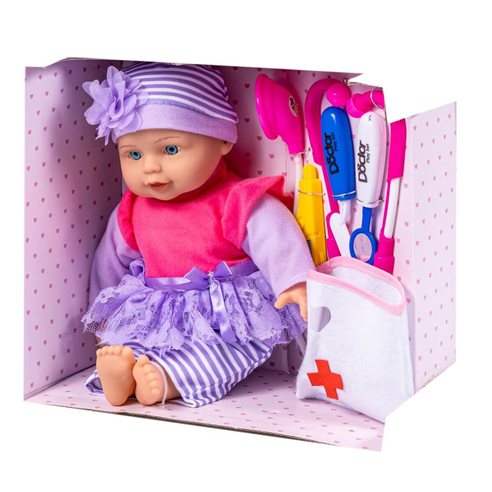 Smily Play Julka Sensoryczna Lalka Lekarz z Akcesoriami 