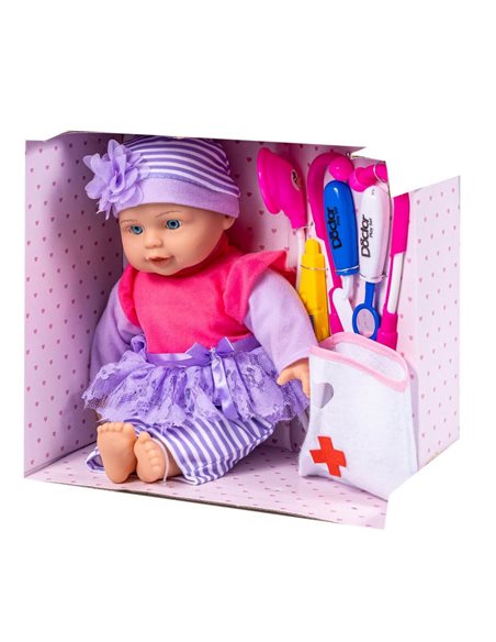 Smily Play Julka Sensoryczna Lalka Lekarz z Akcesoriami 