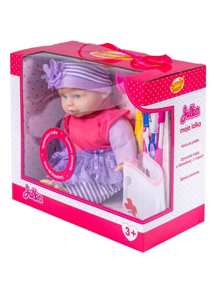 Smily Play Julka Sensoryczna Lalka Lekarz z Akcesoriami 