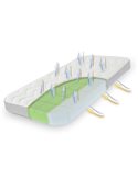 Fiki Miki Materac Fikuśny Sen do łóżeczka Waldin 122×73 cm