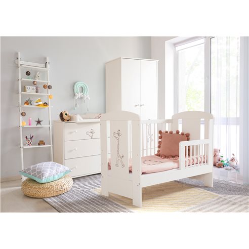 Klupś Safari Żyrafka Łóżeczko 120x60