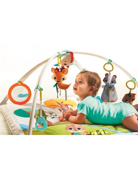 Tiny Love Mata Edukacyjna z pałąkami Leśna Kraina