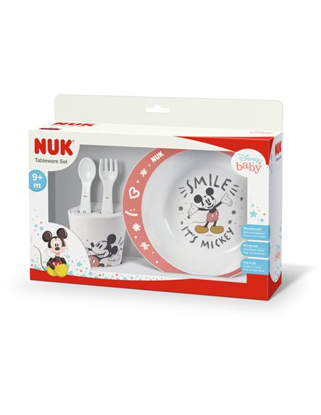 NUK Zestaw do jedzenia Disney Mickey Mouse