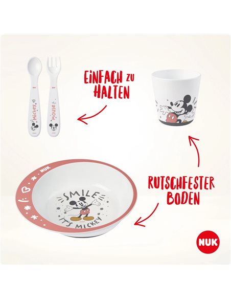 NUK Zestaw do jedzenia Disney Mickey Mouse