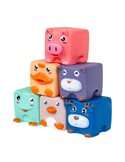 Smily Play Miękkie Klocki Sensoryczne 6 szt