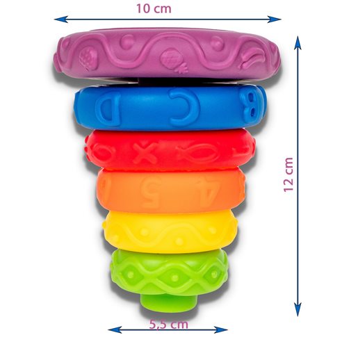 Smily Play Piramidka Wieża Układanka 