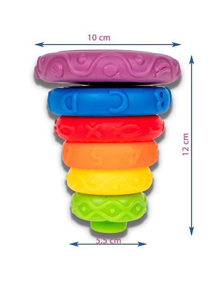 Smily Play Piramidka Wieża Układanka 