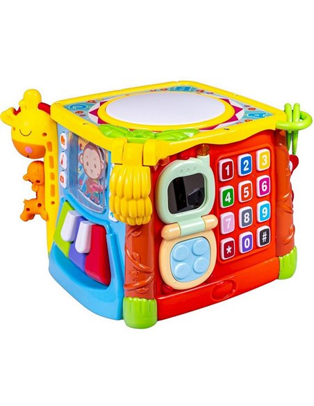 Smily Play Interaktywna Kolorowa Kostka Dwujęzyczna