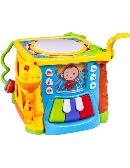 Smily Play Interaktywna Kolorowa Kostka Dwujęzyczna