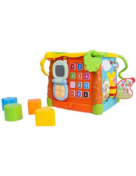 Smily Play Interaktywna Kolorowa Kostka Dwujęzyczna