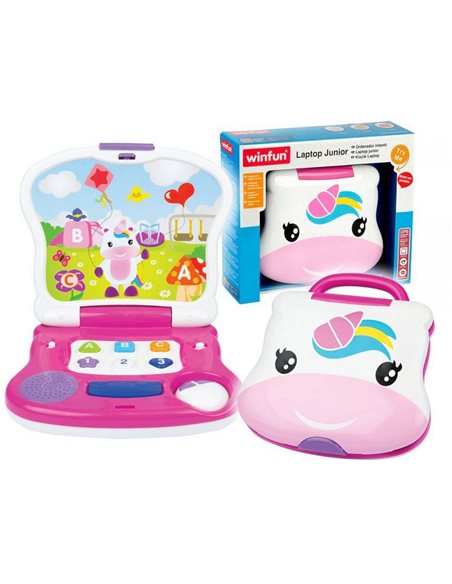 Smily Play Mój Pierwszy Laptop Jednorożec Interaktywny 008083