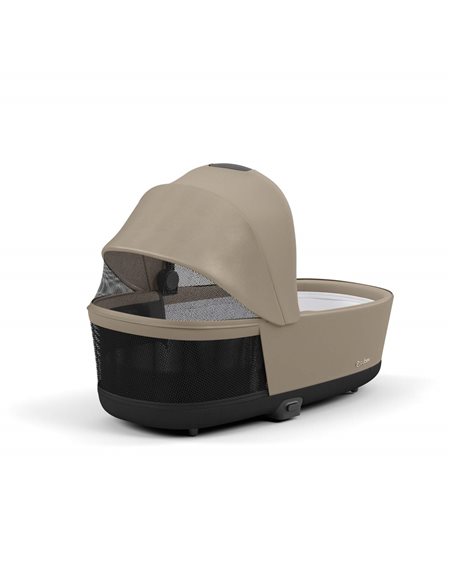 Cybex Priam 4.0 Wózek Głęboko-Spacerowy 2w1 Stelaż Chrom z brązowymi detalami