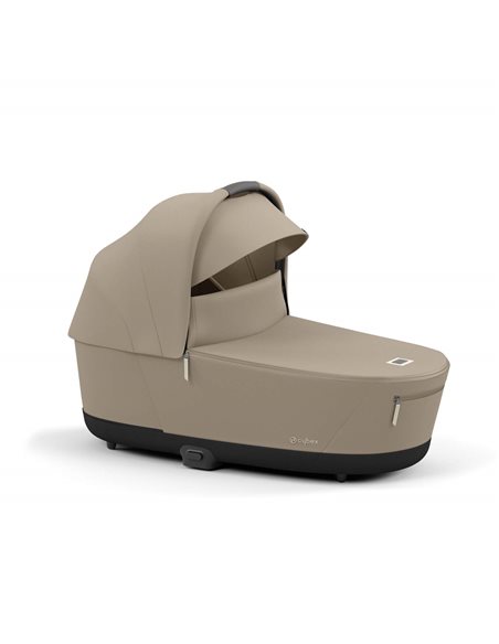 Cybex Priam 4.0 Wózek Głęboko-Spacerowy 2w1 Stelaż Chrom z brązowymi detalami
