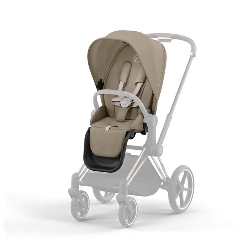 Cybex Priam 4.0 Wózek Głęboko-Spacerowy 2w1 Stelaż Chrom z brązowymi detalami