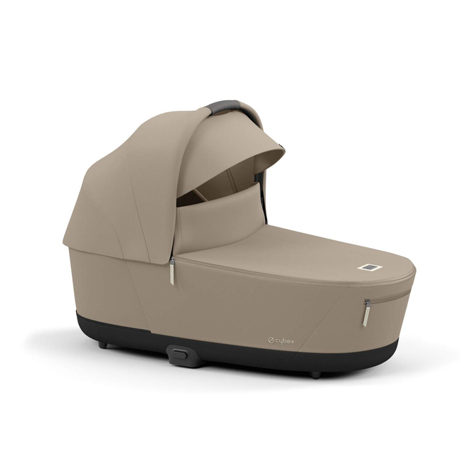 Cybex Priam 4.0 Wózek Głęboko-Spacerowy 2w1 Stelaż Chrom z brązowymi detalami
