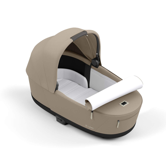 Cybex Priam 4.0 Wózek Głęboko-Spacerowy 2w1 Stelaż Chrom z brązowymi detalami