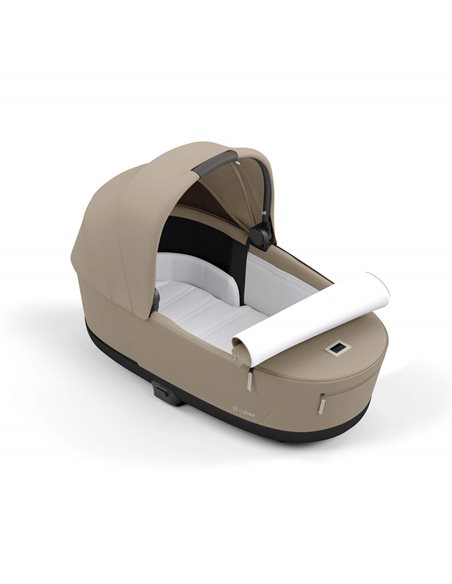 Cybex Priam 4.0 Wózek Głęboko-Spacerowy 2w1 Stelaż Chrom z brązowymi detalami