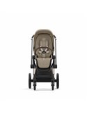 Cybex Priam 4.0 Wózek Głęboko-Spacerowy 2w1 Stelaż Chrom z brązowymi detalami