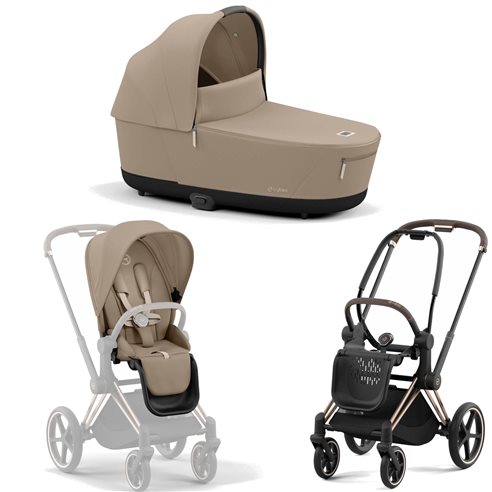 Cybex Priam 4.0 Wózek Głęboko-Spacerowy 2w1 Stelaż Rosegold 