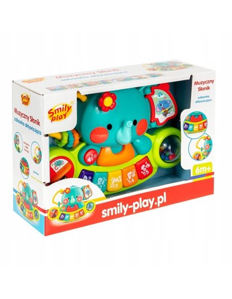 Smily Play Interaktywny Słonik Muzyczny SP84769