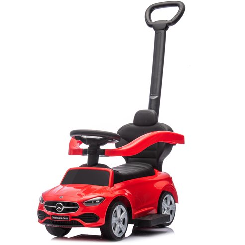 Jeździk Auto Pchacz Mercedes dla dziecka 4w1 z rączką Icoon