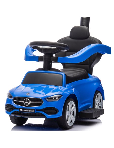 Jeździk Auto Pchacz Mercedes dla dziecka 4w1 z rączką Icoon