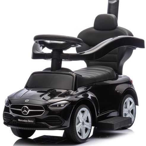 Jeździk Auto Pchacz Mercedes dla dziecka 4w1 z rączką Icoon