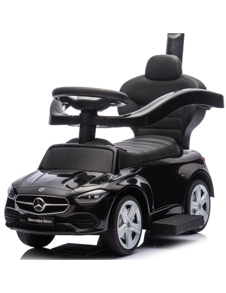 Jeździk Auto Pchacz Mercedes dla dziecka 4w1 z rączką Icoon