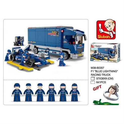 Sluban Mobilna Stacja Serwisowa F1 PIT-STOP M38-B0357 Zestaw Klocków 641 el.