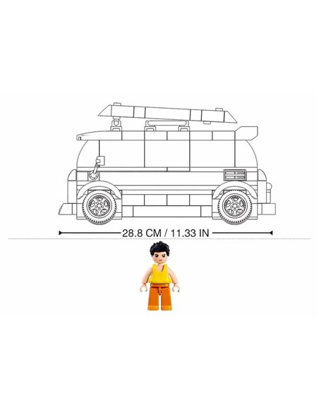 Sluban 
Klocki Kamper TS-1 ModelBricks