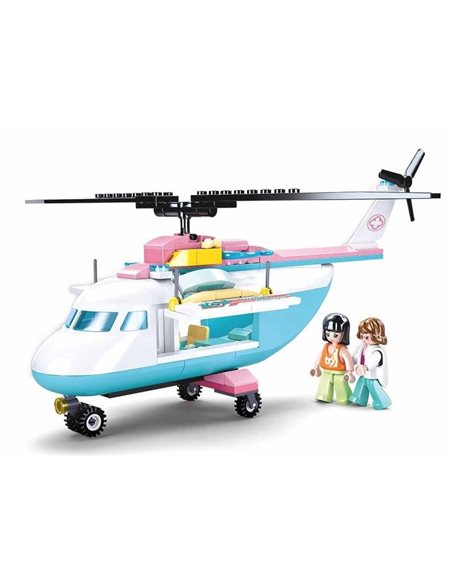 Sluban Klocki Śmigłowiec medyczny LPR 163 el. 