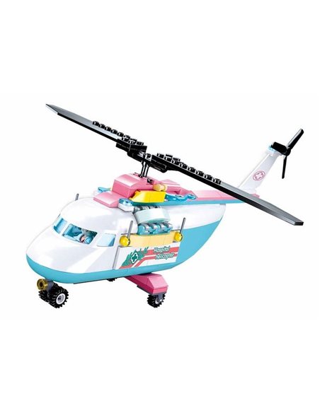 Sluban Klocki Śmigłowiec medyczny LPR 163 el. 