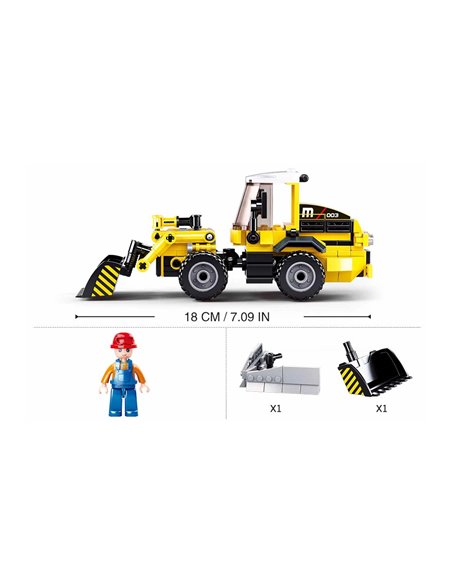 Sluban Klocki Town Pojazd Budowlany 200 el.