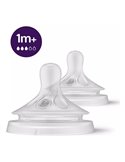Avent Smoczek Natural Response 1m+ (średni przepływ) 2 szt.