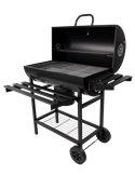 GRILL GRIL OGRODOWY WĘGLOWY POKRYWA POPIELNIK TERMOMETR DUŻY XXL PRZENOŚNY