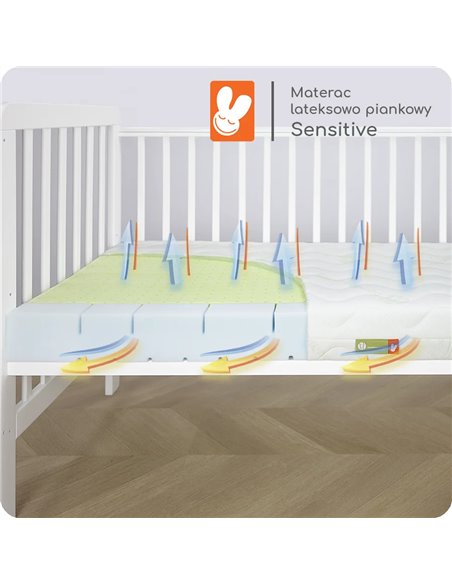 Fiki Miki Materac Lateksowy Sensitive