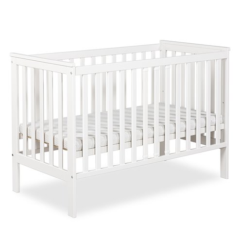 Klupś IWON Łóżeczko dziecięce 120×60 cm z barierką ochronną